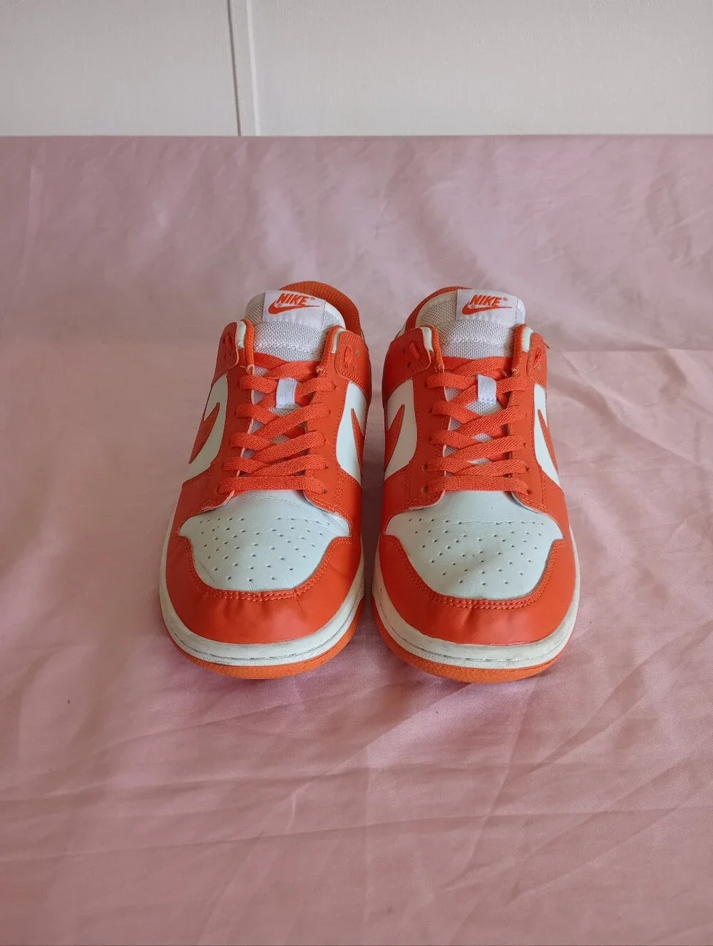 Size 12 - Men’s Nike Dunk Low Syracuse Orange White CU1726-101 Sneaker